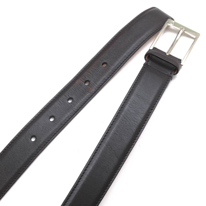 Gucci Belt Business Men Leather Dark Brown 345658 Bgh0n 525040