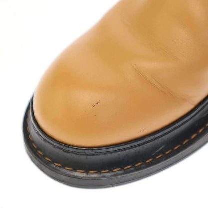 Loewe Side Gore Leather Boots Camel Brown 42