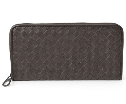 Bottega Veneta Wallet Bottega Veneta Long Wallet With Round Zipper Dark Brown