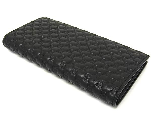 Gucci 307774 Guccissima Leather Foldable Long Wallet Dark Brown Ay8099