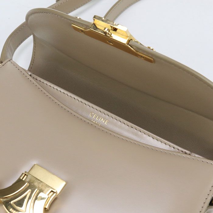Celine Triomphe Crossbody Shoulder Bag Calf Womens