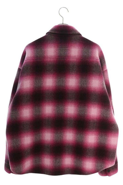 Balenciaga 814623 Tru13 Checked Padded Shirt Blouson Women's 36