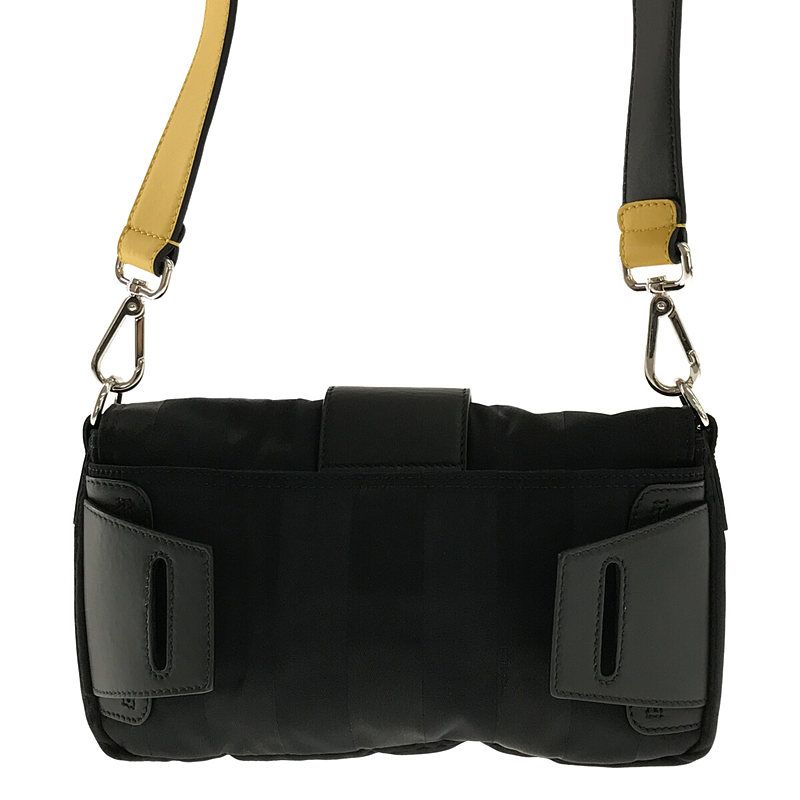 Fendi | 2021ss | Baguette 3way FF Flap Bag Baguette Shoulder Bag | Black Yellow