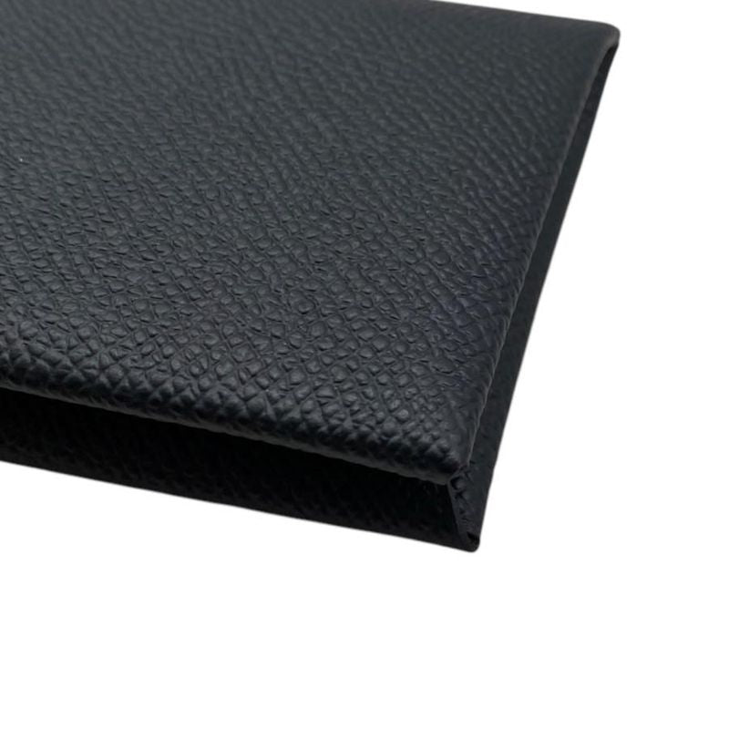 Hermes Card Case Coin Case Calvi W Vaux Epson Noir Black Hermes