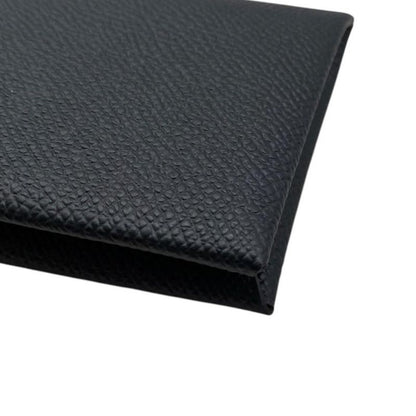 Hermes Card Case Coin Case Calvi W Vaux Epson Noir Black Hermes