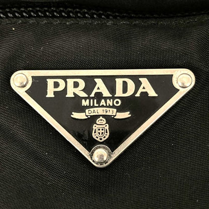 Prada Crossbody Shoulder Bag Black Nylon Triangle Logo Triangle Logo Women Men