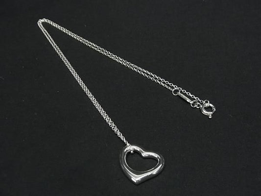 Tiffany & Co Tiffany & Co Elsa Peretti Open Heart Sv925 Necklace