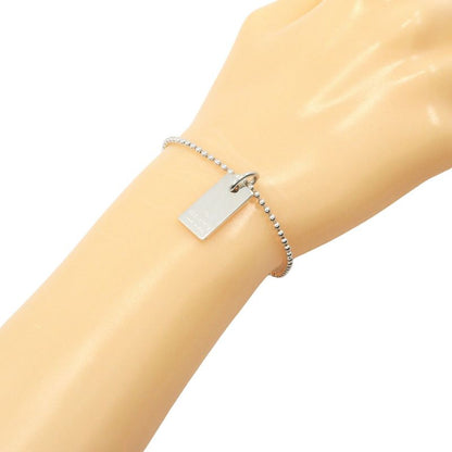 Gucci Logo Plated Silver 925 Unisex 7.0g Bracelet