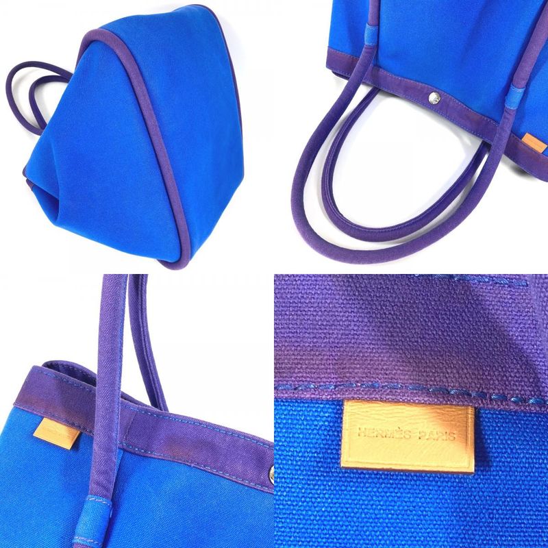 Hermes Handbag Sac Baga GM Sac Baga GM Canvas Blue
