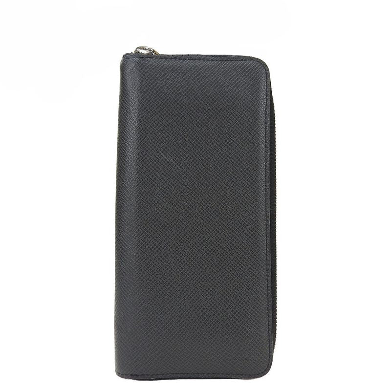 Louis Vuitton Long Wallet Zippy Wallet Vertical M32822 Taiga Black Ardoise