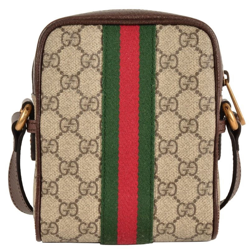 Gucci Ophidia Shoulder Bag GG Supreme Canvas 598127 Beige Women