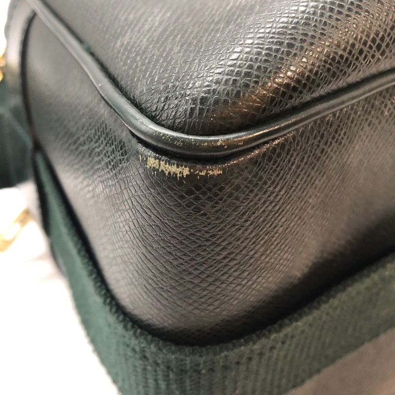 Louis Vuitton Taiga Reporter M30154 Shoulder Bag Green Men's Used 005626