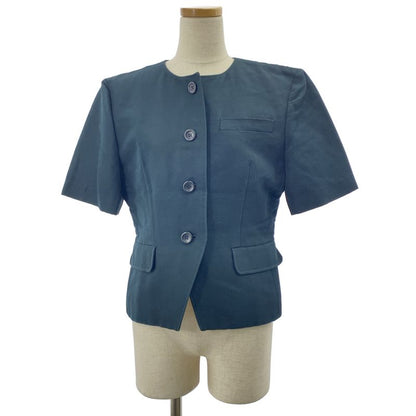 Christian DIOR | Cotton Crew Neck Blouse | M | Dark Green | Women