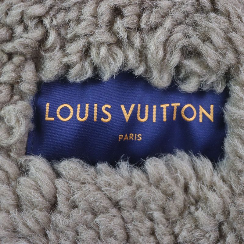 Louis Vuitton Mouton Cowhide Hooded Double Zip-up Mouton Coat