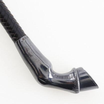 Hermes Whip Horseshoe Leather And Metal Brown _ Miscellaneous