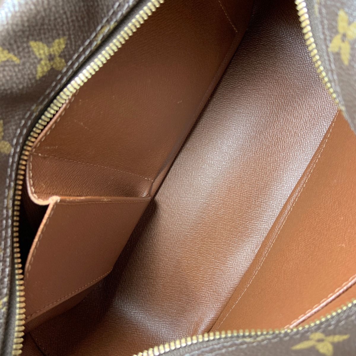 Louis Vuitton Monogram Shite MM Shoulder Bag M51182 Brown