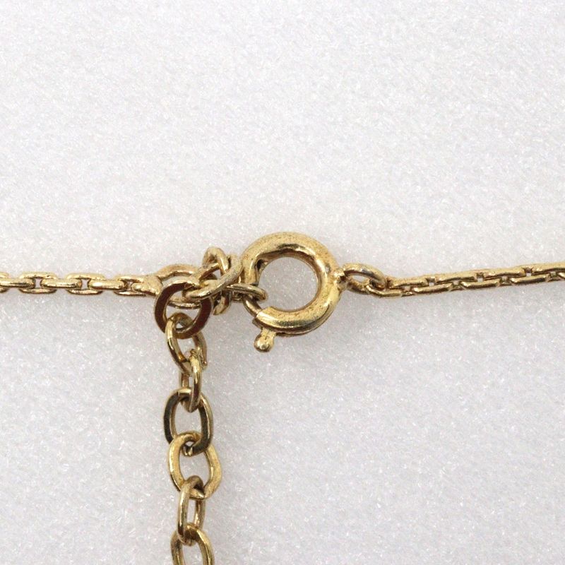 [dior] Christian Dior 3P Vintage Gold Plated And Rhinestone Ladies 4.5g Necklace
