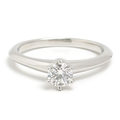 Tiffany & Co Solitaire Ring Approx 11.5 Pt950 0.39ct 1 Grain