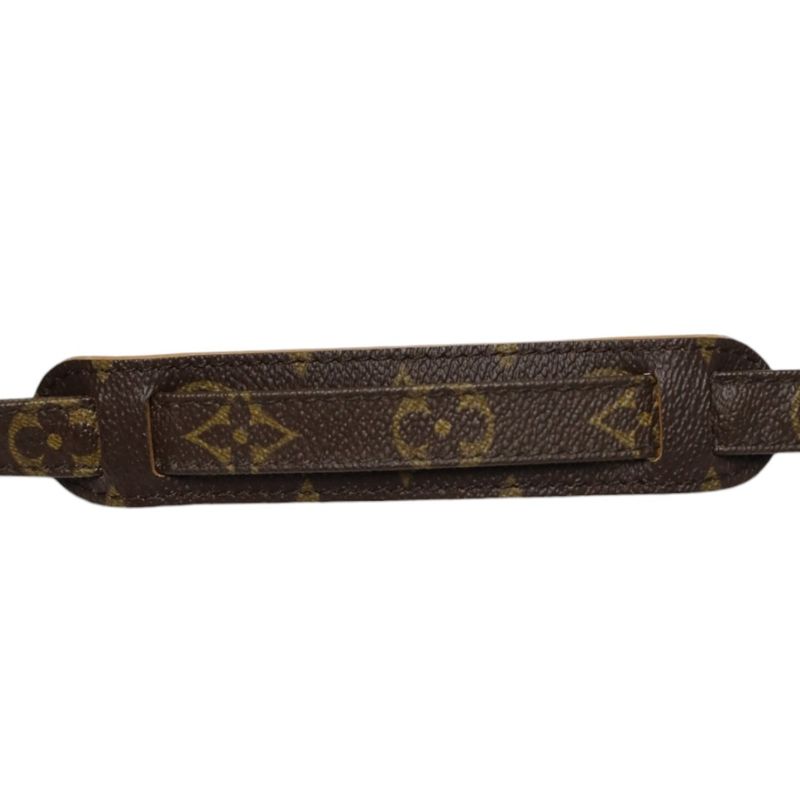 Louis Vuitton Monogram Strap Back Accessory Shoulder Strap Louis Vuitton Brown