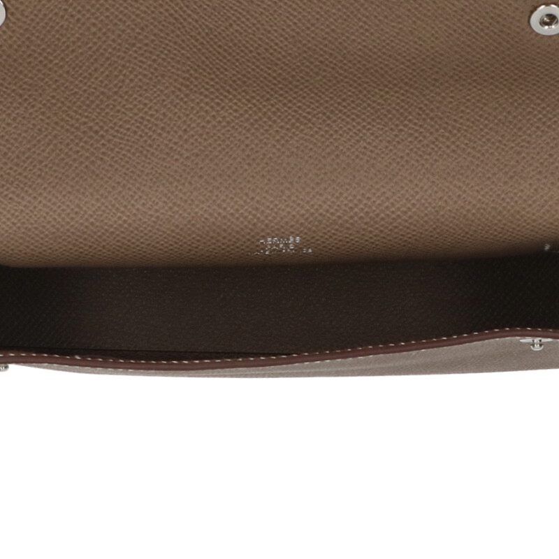 Hermes Nap Togo W Engraved Svhardware Long Wallet Men's