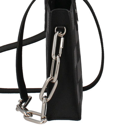 Louis Vuitton Sac Pla XS N60479 Damier Checkerboard Men's Shoulder Bag Black