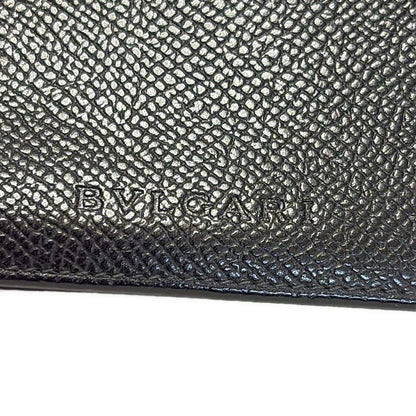 Bvlgari Bifold Wallet - Black Leather