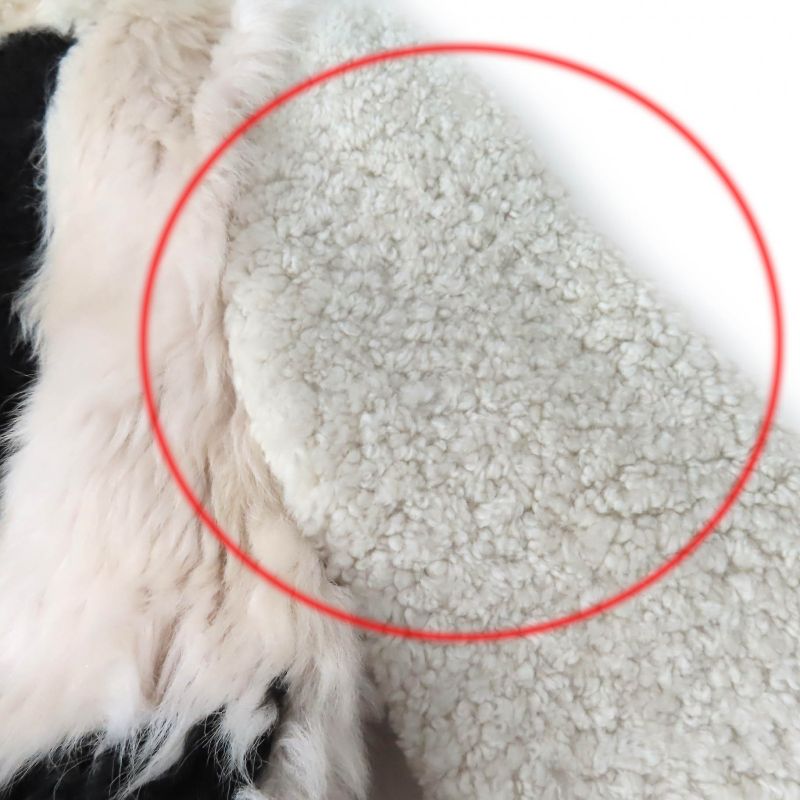 Celine 2 8f70/3568 Phoebe Period Lamb Skin Zip Up Shear Ring Mouton Coat