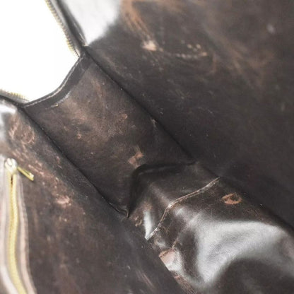 Fendi Handbag Zucca Pattern Brown Leather 62bs172