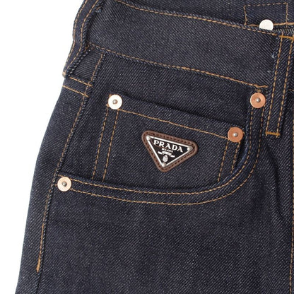 Prada 24 Cotton Jeans Denim Pants Gfp516 Indigo 24