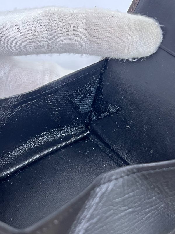 YVES Saint Laurent Coin Case Coin Purse Leather Brown 08bs304