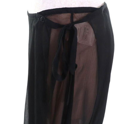 CHANEL P70007 100% Silk With Coco Hardware Side Ribbon Knee-length Chiffon