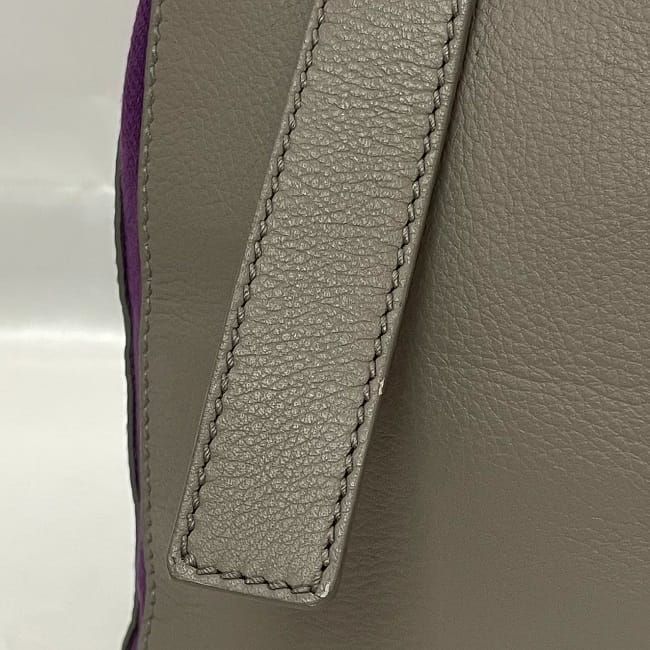 Saint Laurent 2way Bag Ec22853 Gray Purple Muse