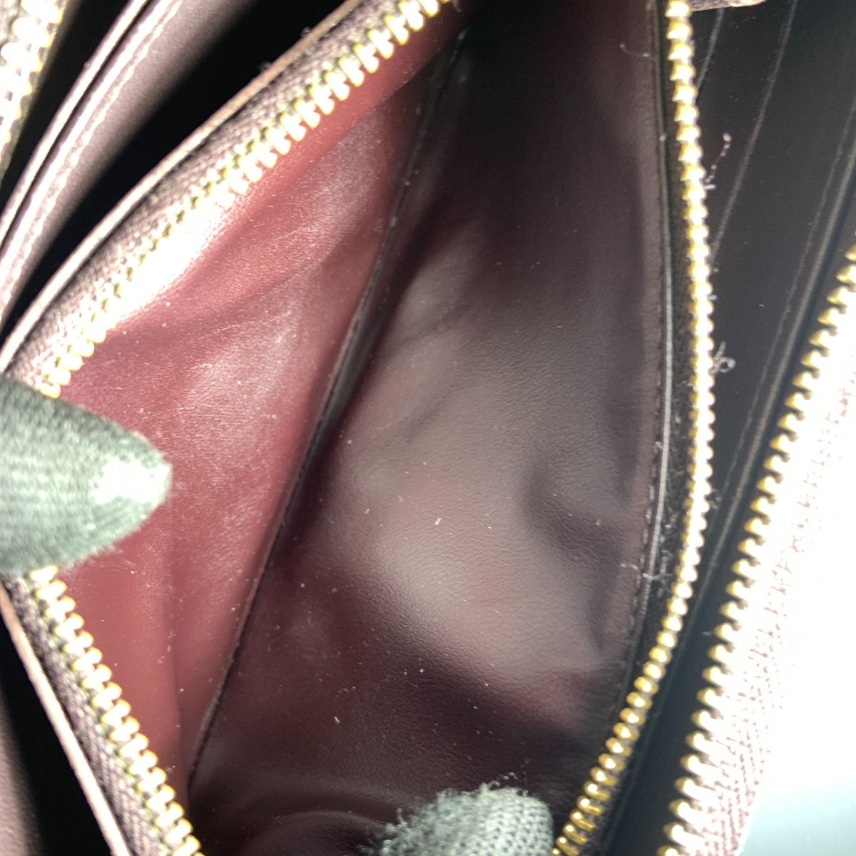 Louis Vuitton Monogram Vernis Zippy Wallet M93522 Bordeaux