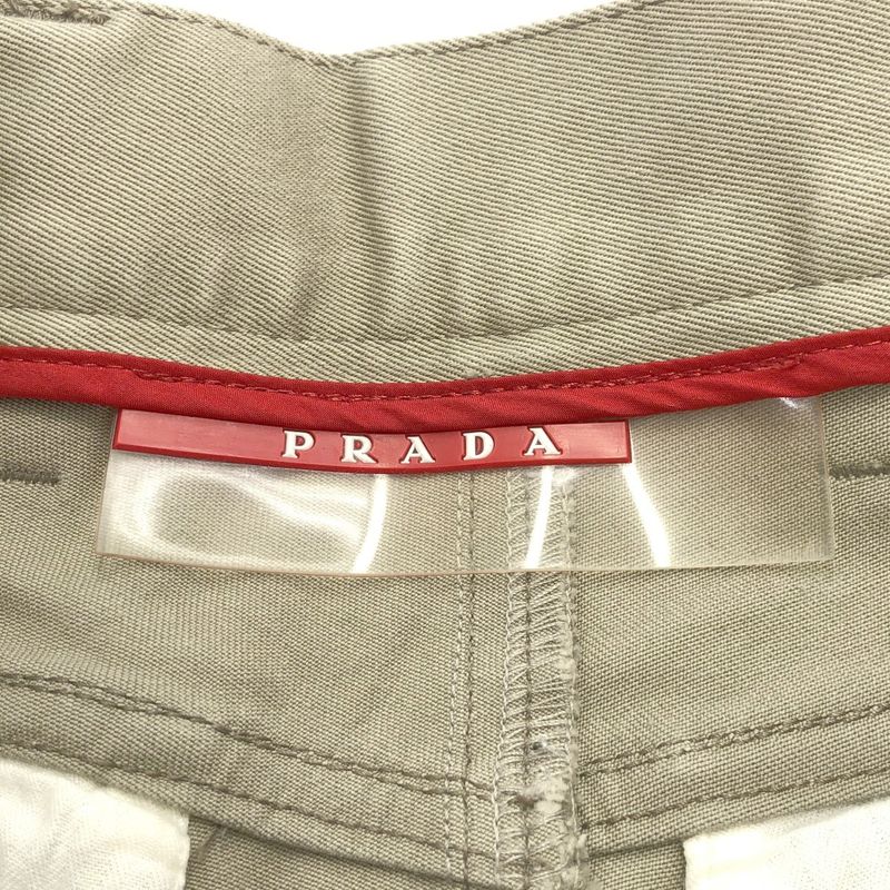 Prada 2006 Cotton Chino Pants Spc67h Beige 46