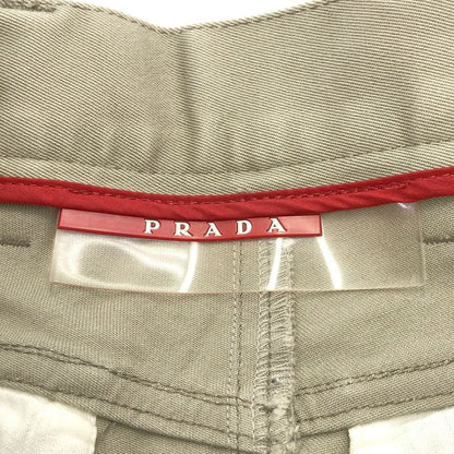 Prada 2006 Cotton Chino Pants Spc67h Beige 46