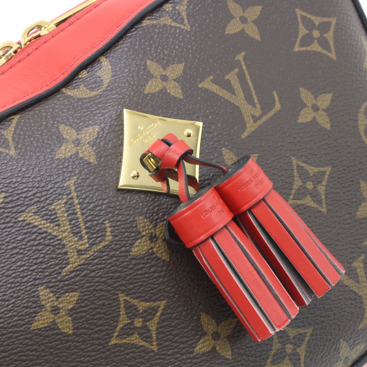 Louis Vuitton Monogram Saintonge Coquelicot Shoulder Bag