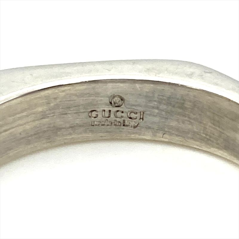 Gucci Octagon Ring Approx 125 Size Sv925 7g Silver Unisex