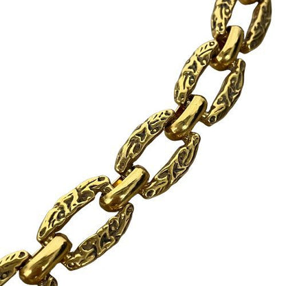 Celine Belt Plated Metal Plated Metal Triomphe Vintage Old Gold