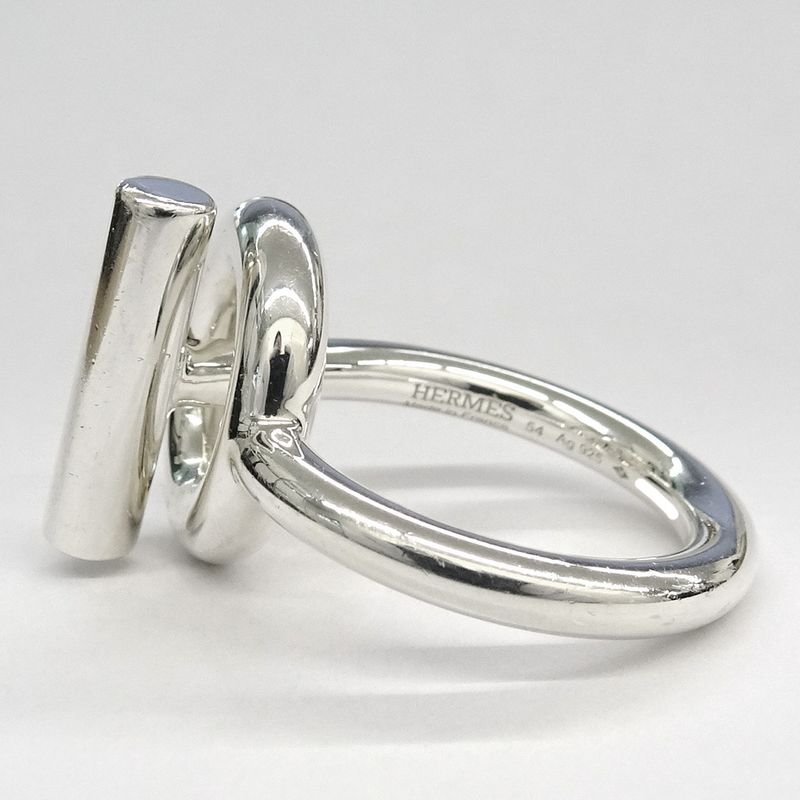 Hermes Echape MM Ring 54 Sv925 Approx 9.6g Accessories - Women's