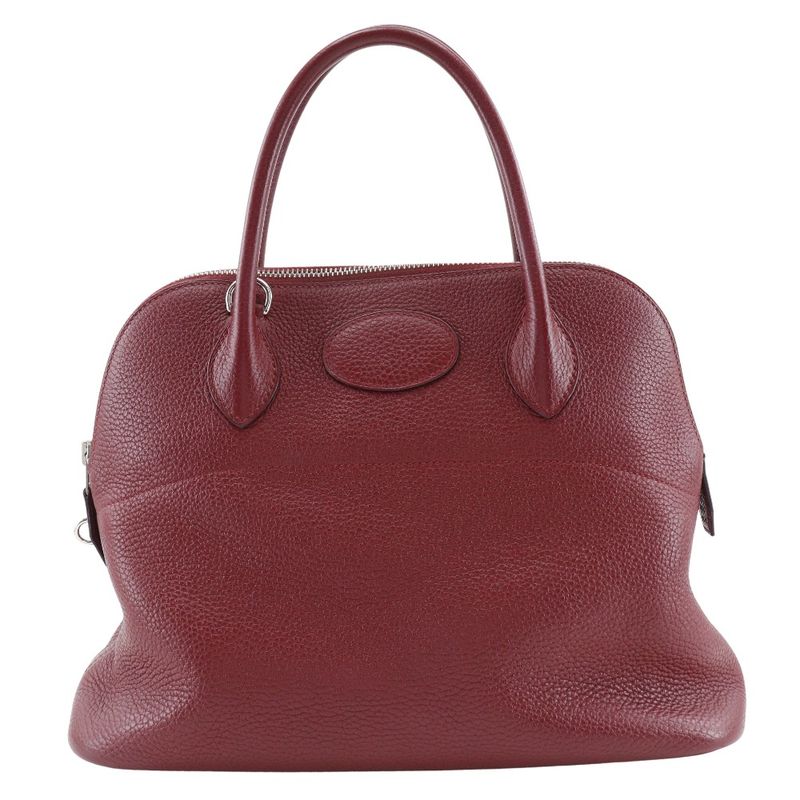 Hermes Bolide 31 029812ck K1 Taurillon Clemence Rouge Grenat X Ladies Handbag