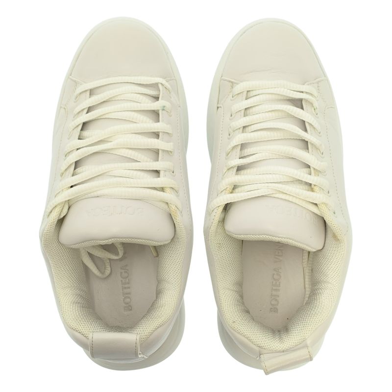 Bottega Veneta Tennis Calf Sneaker - 39 - White - Women's