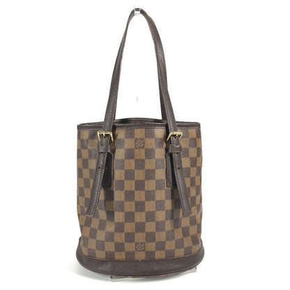 Louis Vuitton Shoulder Bag Marais N42240 Damier Canvas Ebène Brown