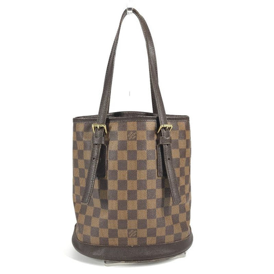 Louis Vuitton Shoulder Bag Marais N42240 Damier Canvas Ebène Brown