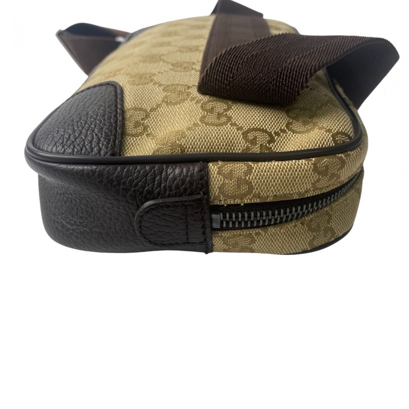 Gucci Men's Body Bag Waist Pouch GG Canvas