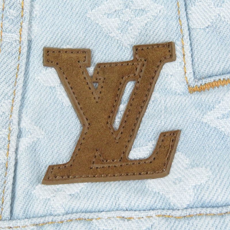 Louis Vuitton 2024 Tyler The Creator Monogram Denim Jacket Track Jacket Indigo