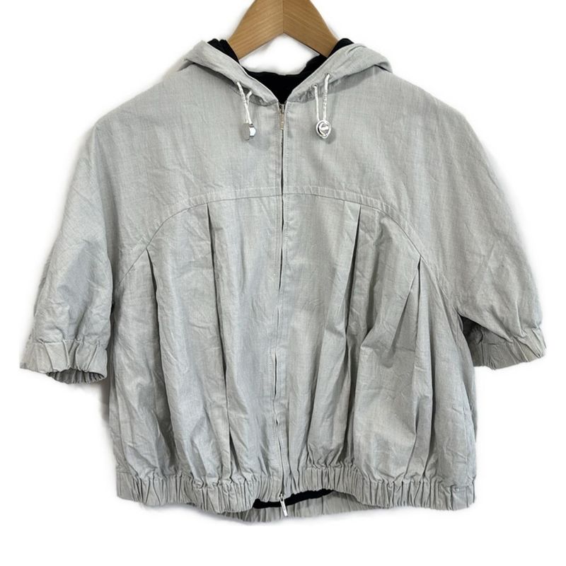 Fendi Blouson Size 38 S Women - Gray Short Sleeves/spring/fall