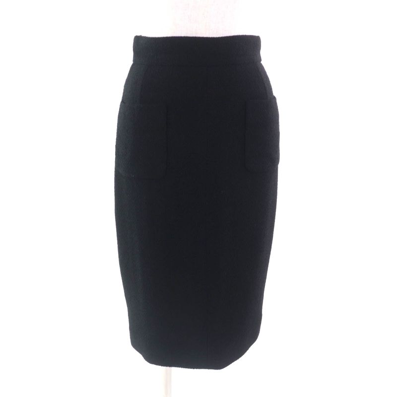 CHANEL 10P P37602/p37736 Tweed Jacket + Skirt Setup With Coco Mark Buttons