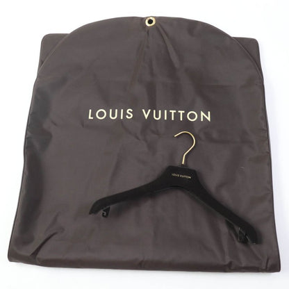 Louis Vuitton 100% Silk Leopard Print V-neck French Sleeves Pleats Dress Brown