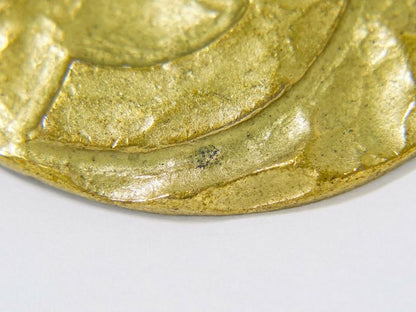 Authentic Chanel Coco Mark Brooch GP Gold Plated Coco Mark Accessories Jewelry