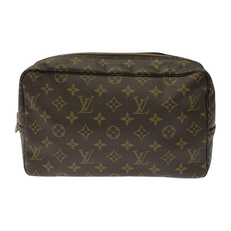 Louis Vuitton M47522 Monogram PVC Trousse Toilette 28 Brown 326427 Second Bag